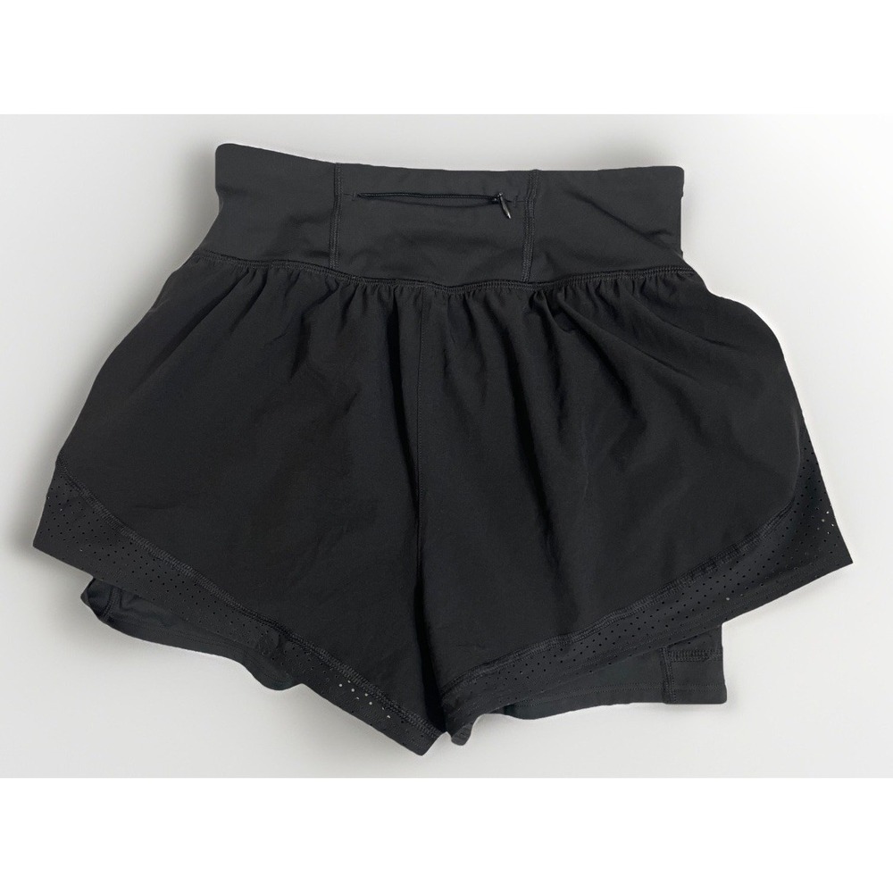 Spanx Get Moving Shorts Womens Small Black Built in Bike Shorts Gym Athleisure - Picture 2 of 7